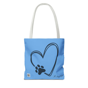 Inspirational Tote Bag | The Best Packs...Stick Together (Light Blue)