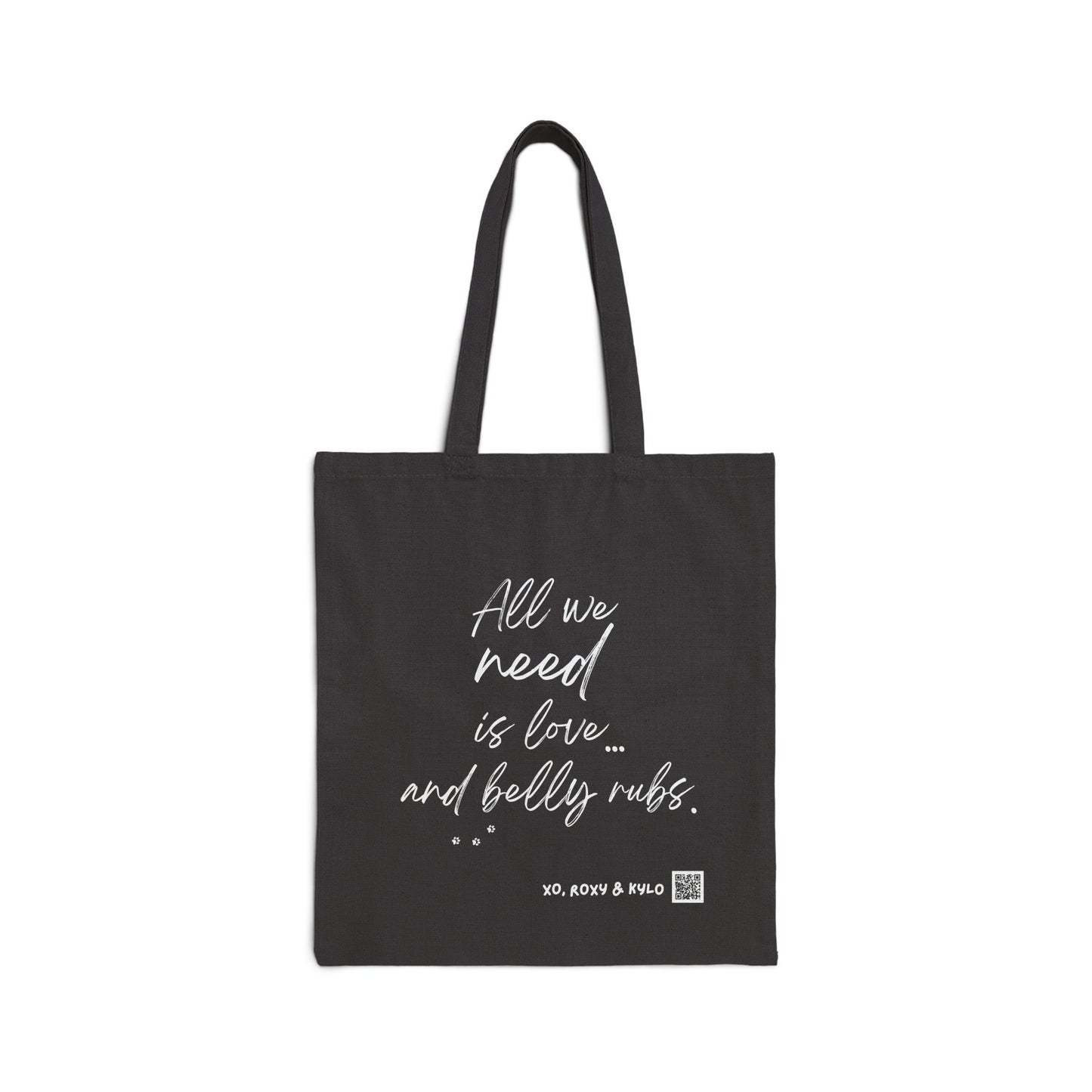 Cotton Canvas Tote Bag, Eco-Friendly