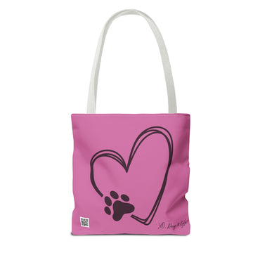 Inspirational Tote Bag | The Best Packs...Stick Together (Light Pink)