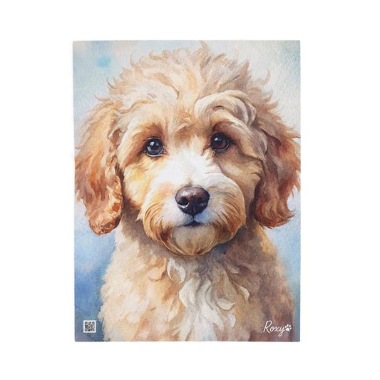 Roxy Pawthentic Signature Velveteen Plush Blanket