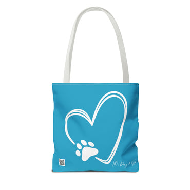 Inspirational Tote Bag | The Best Packs...Stick Together (Turquoise)
