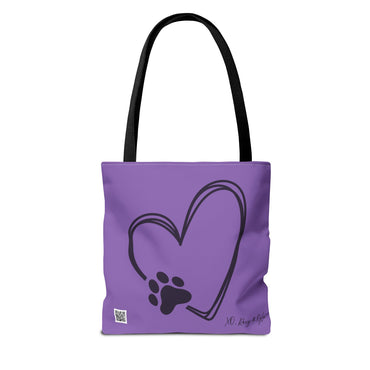 Inspirational Tote Bag | The Best Packs...Stick Together (Light Purple)