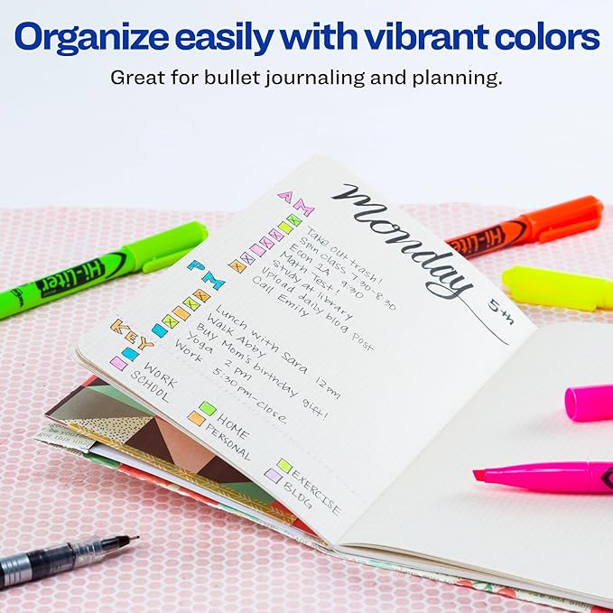 AVERY Hi-Liter Pen Style Highlighter Set (3 pack)