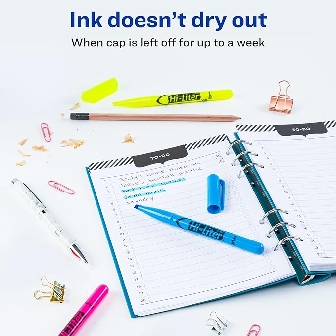 AVERY Hi-Liter Pen Style Highlighter Set (3 pack)