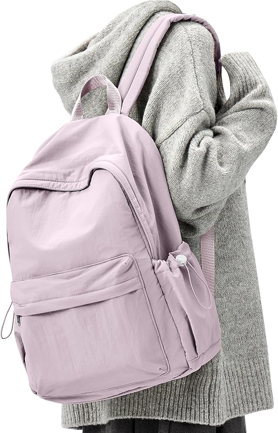 WEPOET Classic Minimalist School Backpack