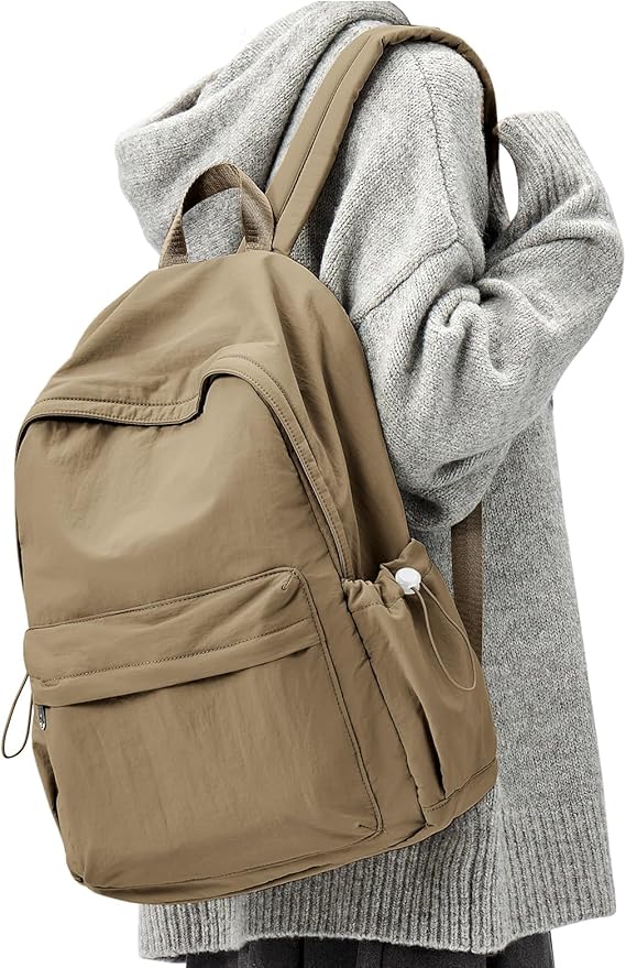 WEPOET Classic Minimalist School Backpack