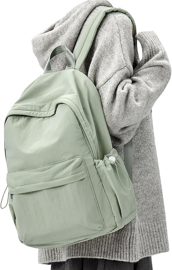 WEPOET Classic Minimalist School Backpack