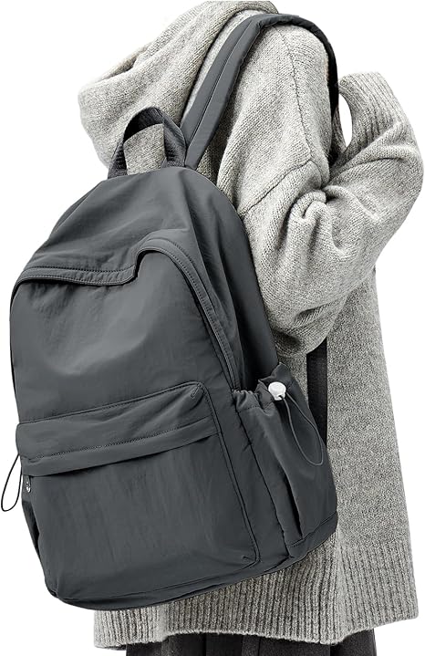 WEPOET Classic Minimalist School Backpack