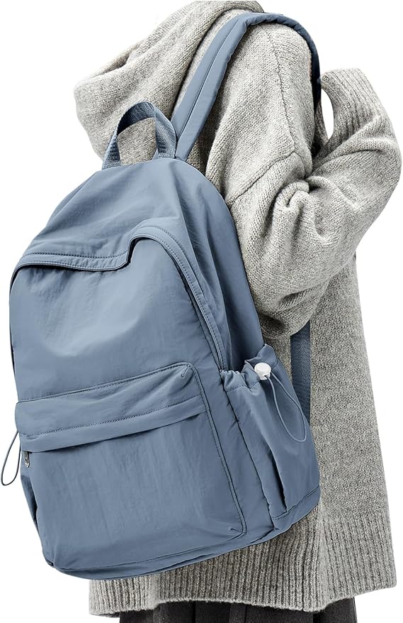 WEPOET Classic Minimalist School Backpack