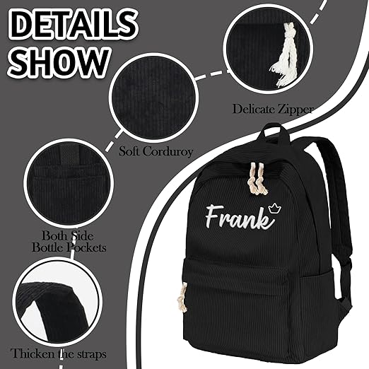 SAVILEDIY Corduroy Kids Backpack