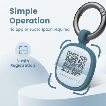 Smart QR Pet ID Tag (Silent Silicone Safety Tag)