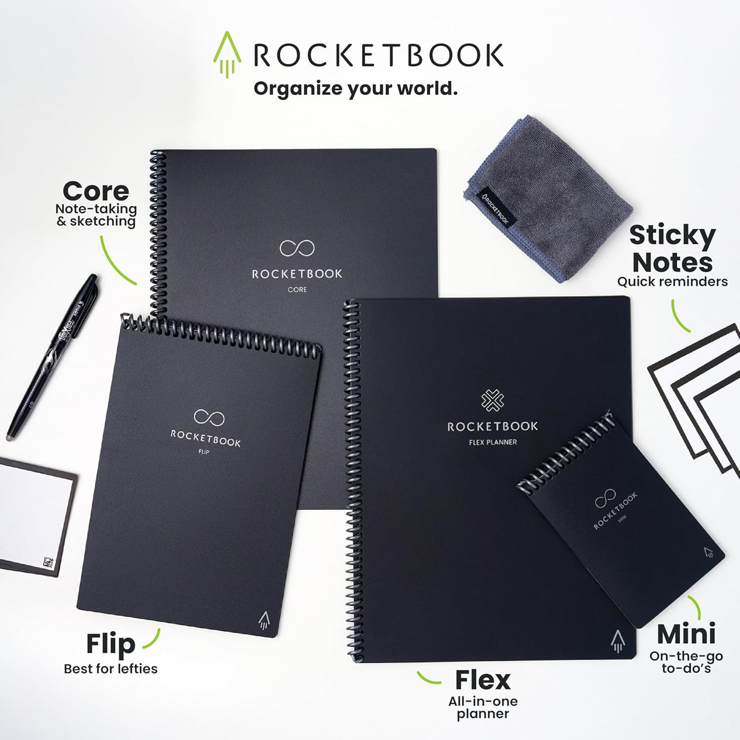 ROCKETBOOOK Smart Spiral Notebook