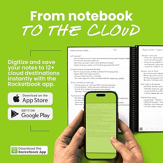 ROCKETBOOOK Smart Spiral Notebook