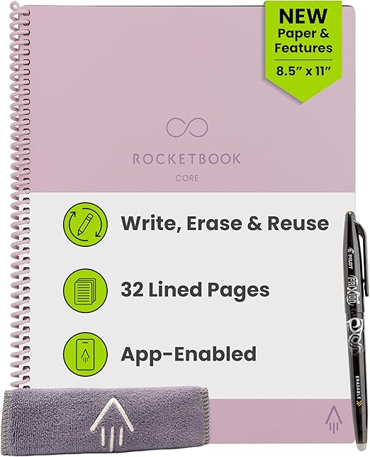 ROCKETBOOOK Smart Spiral Notebook