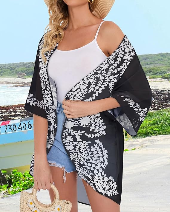 Lightweight Kimono Cardigan – Sheer & Flowy Cover-Up