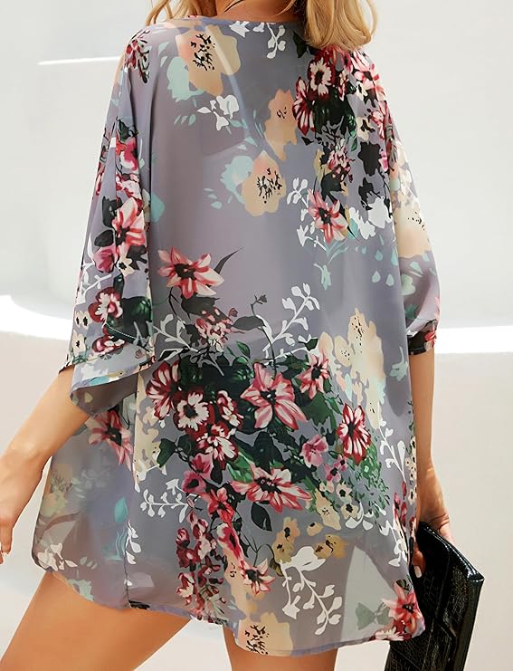 Lightweight Kimono Cardigan – Sheer & Flowy Cover-Up