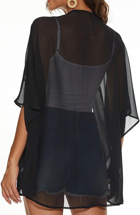 Lightweight Kimono Cardigan – Sheer & Flowy Cover-Up