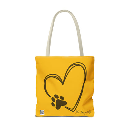 Inspirational Tote Bag | The Best Packs...Stick Together (Yellow)