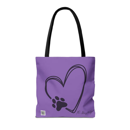 Inspirational Tote Bag | The Best Packs...Stick Together (Light Purple)
