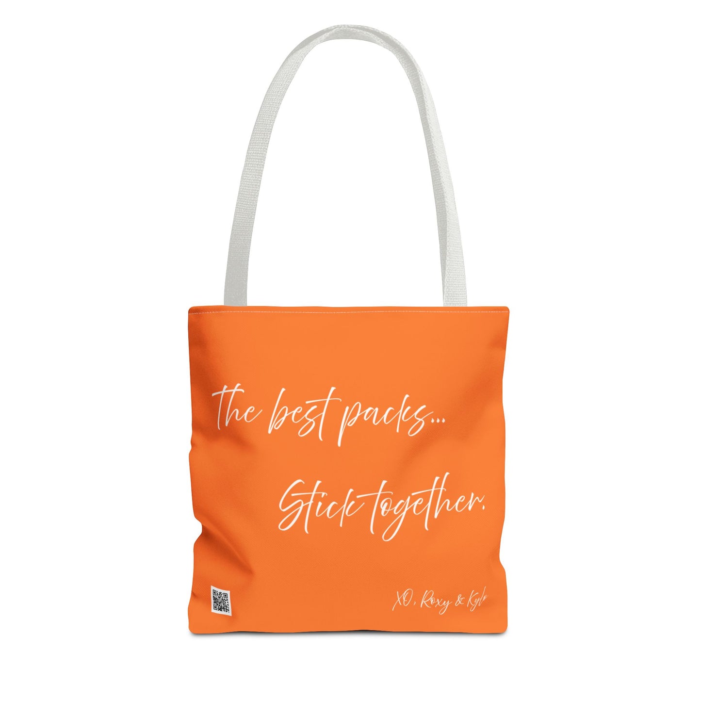Inspirational Tote Bag | The Best Packs...Stick Together (Crusta)