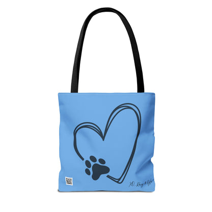 Inspirational Tote Bag | The Best Packs...Stick Together (Light Blue)