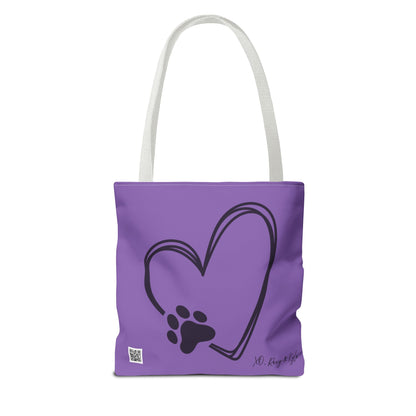 Inspirational Tote Bag | The Best Packs...Stick Together (Light Purple)