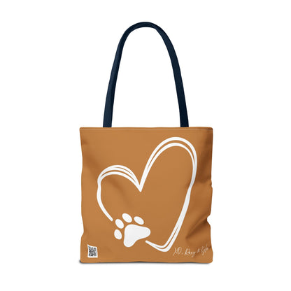 Inspirational Tote Bag | The Best Packs...Stick Together (Light Brown)