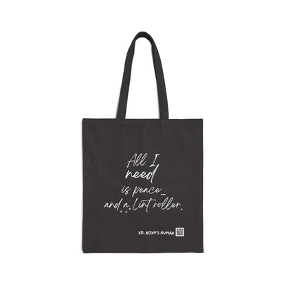 Cotton Canvas Tote Bag, Eco-Friendly