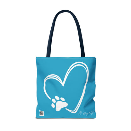Inspirational Tote Bag | The Best Packs...Stick Together (Turquoise)