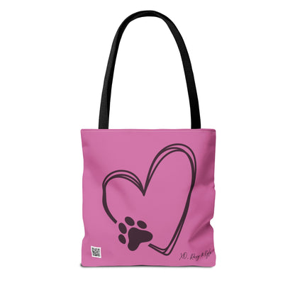 Inspirational Tote Bag | The Best Packs...Stick Together (Light Pink)
