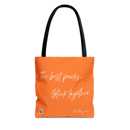 Inspirational Tote Bag | The Best Packs...Stick Together (Crusta)