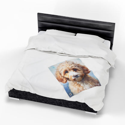 Roxy Pawthentic Signature Velveteen Plush Blanket
