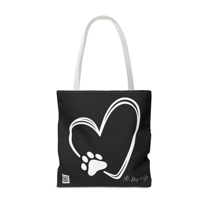 Inspirational Tote Bag | The Best Packs...Stick Together (Black)