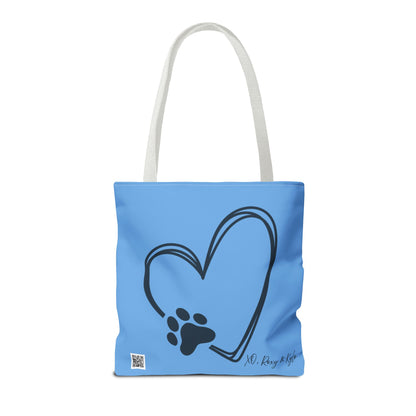 Inspirational Tote Bag | The Best Packs...Stick Together (Light Blue)