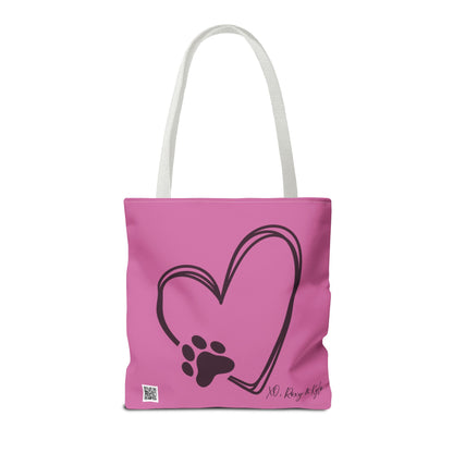 Inspirational Tote Bag | The Best Packs...Stick Together (Light Pink)