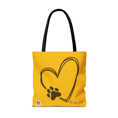 Inspirational Tote Bag | The Best Packs...Stick Together (Yellow)