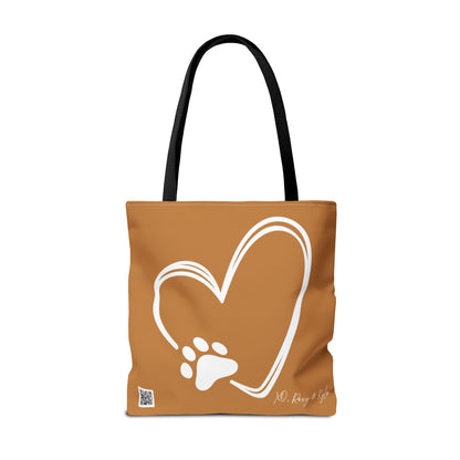 Inspirational Tote Bag | The Best Packs...Stick Together (Light Brown)