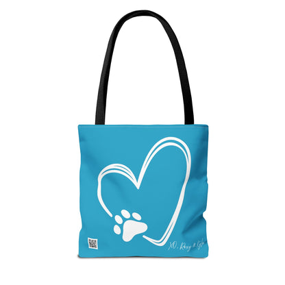 Inspirational Tote Bag | The Best Packs...Stick Together (Turquoise)