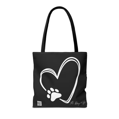 Inspirational Tote Bag | The Best Packs...Stick Together (Black)