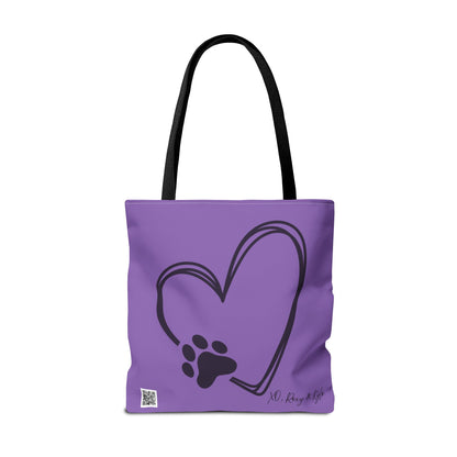 Inspirational Tote Bag | The Best Packs...Stick Together (Light Purple)