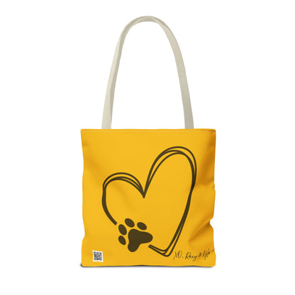 Inspirational Tote Bag | The Best Packs...Stick Together (Yellow)
