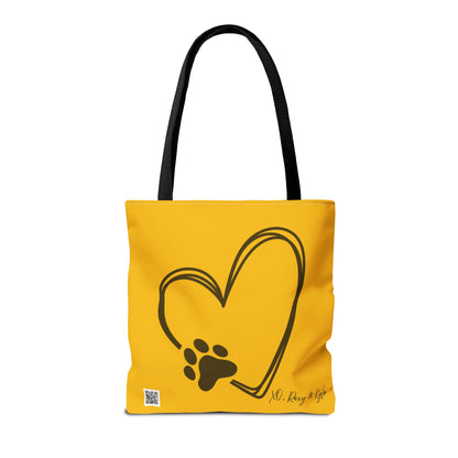 Inspirational Tote Bag | The Best Packs...Stick Together (Yellow)
