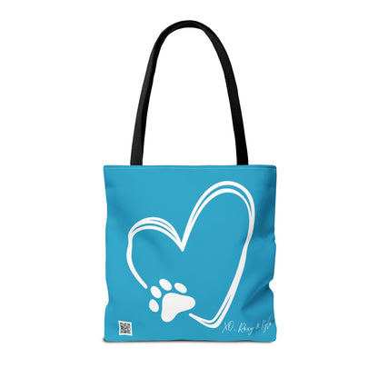 Inspirational Tote Bag | The Best Packs...Stick Together (Turquoise)
