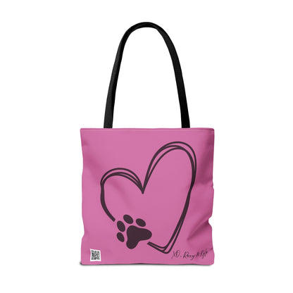 Inspirational Tote Bag | The Best Packs...Stick Together (Light Pink)