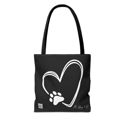 Inspirational Tote Bag | The Best Packs...Stick Together (Black)
