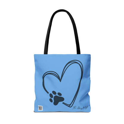 Inspirational Tote Bag | The Best Packs...Stick Together (Light Blue)