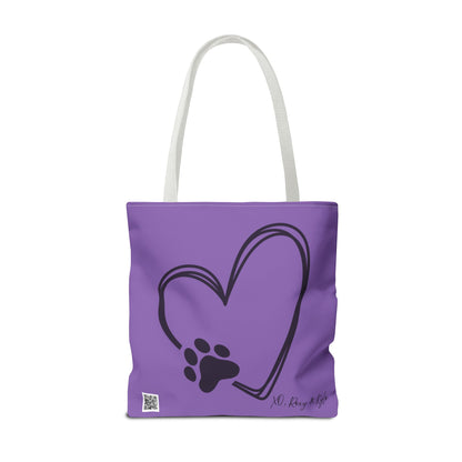 Inspirational Tote Bag | The Best Packs...Stick Together (Light Purple)