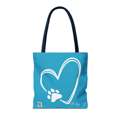 Inspirational Tote Bag | The Best Packs...Stick Together (Turquoise)