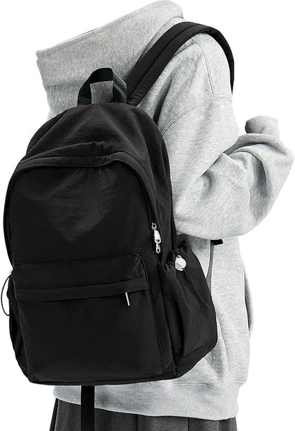 WEPOET Classic Minimalist School Backpack