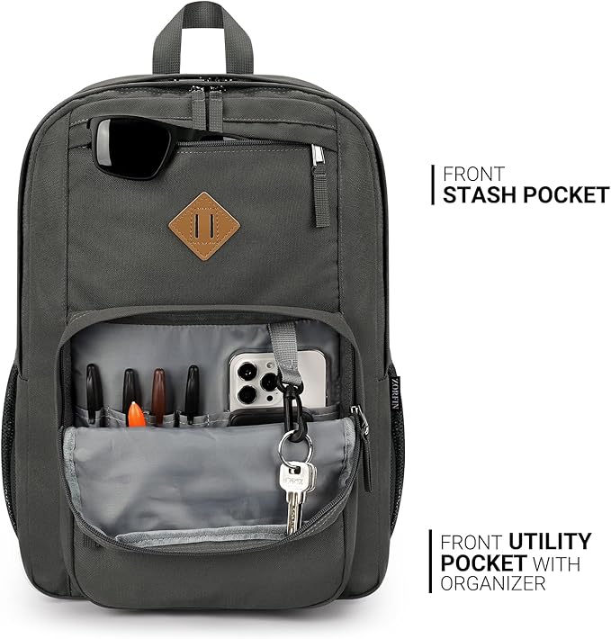 ZORFIN Classic Student Backpack